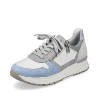 Rieker Women's shoes | Style N7422 Casual Lace-up with zip White Combination