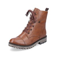 Rieker Leather Women's Mid height boots| Y6700 Mid-height Boots Brown