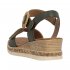 Remonte Women's sandals | Style D3067 Dress Sandal Green Combination