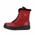 Remonte Suede Leather Women's Mid Height Boots | D0U76 Mid-height Boots Red Combination