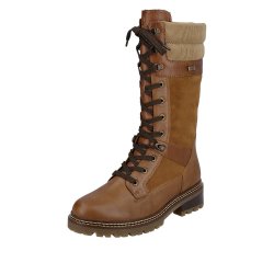 Remonte Leather Women's' Tall Boots| D0B76-24 Tall BootsFiber Grip Brown Combination