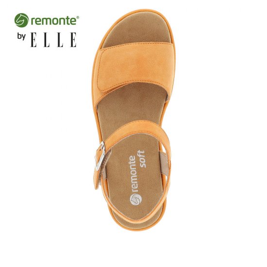 Remonte Women's sandals | Style D1N50 Dress Sandal Orange - Click Image to Close