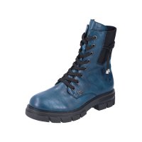 Rieker Synthetic Material Women's mid height boots| Z9124 Mid-height Boots Blue