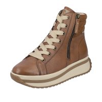 Rieker EVOLUTION Leather Women's mid height boots | W0962 Mid-height Boots Brown