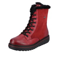 Remonte Suede Leather Women's Mid Height Boots | D0U76 Mid-height Boots Red Combination