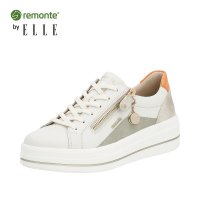 Remonte Women's shoes | Style D1C01 Athletic Lace-up with zip White Combination