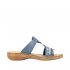 Rieker Women's sandals | Style 628M6 Casual Mule Blue