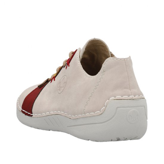 Rieker Women's shoes | Style 52510 Casual Lace-up Pink - Click Image to Close