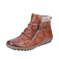 Remonte Leather Women's Mid Height Boots| R1486-22 Mid-height Boots Brown Combination
