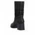 Remonte Leather Women's mid height boots| D0V71 Mid-height Boots Black