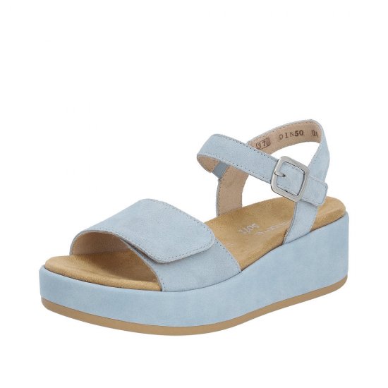 Remonte Women's sandals | Style D1N50 Dress Sandal Blue - Click Image to Close