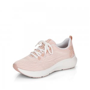 Rieker EVOLUTION Women's shoes | Style 42103 Athletic Lace-up Pink