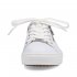 Rieker Women's shoes | Style L59A1 Athletic Lace-up with zip White Combination