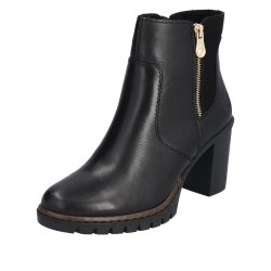 Rieker Leather Women's short boots | Y2557 Ankle Boots Black