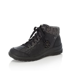 Rieker Leather Women's short boots| L7110 Ankle Boots Black