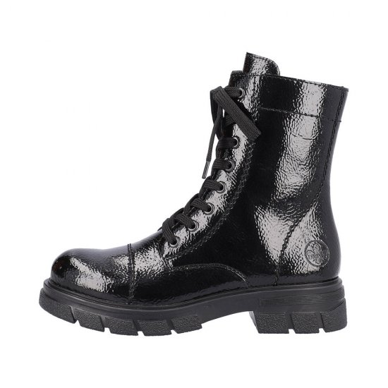 Rieker Synthetic Material Women's short boots| Z9122-00 Ankle Boots Black - Click Image to Close