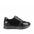 Remonte Suede Leather Women's shoes| D1321 Black