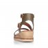 Remonte Women's sandals | Style D3052 Casual Sandal Green Combination