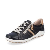 Remonte Women's shoes | Style R1432 Casual Lace-up with zip Green Combination