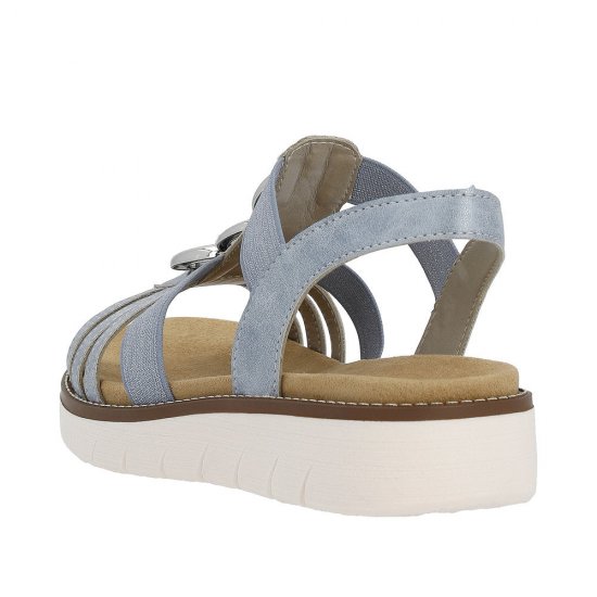 Remonte Women's sandals | Style D2073 Casual Sandal Blue - Click Image to Close