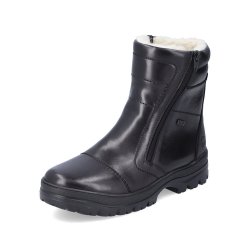 Rieker Leather Men's boots| F5493 Ankle BootsFlip Grip Black