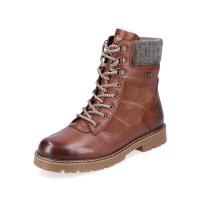 Remonte Leather Women's Mid Height Boots| D9378-00 Mid-height BootsFlip Grip Brown Combination