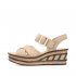 Rieker Women's sandals | Style 68163 Dress Sandal Beige