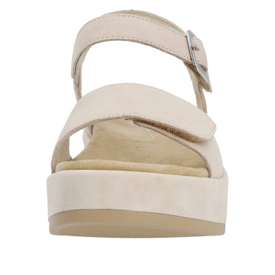 Remonte Women's sandals | Style D1N50 Dress Sandal Beige - Click Image to Close