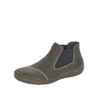 Rieker Synthetic Material Women's short boots | 52590 Ankle Boots Green