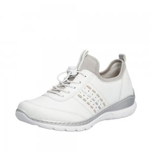 Rieker Women's shoes | Style L3259 Athletic Slip-on White