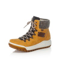Rieker Synthetic leather Women's Short Boots| Y4730 Ankle Boots Yellow