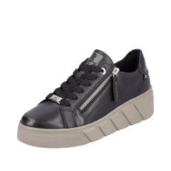 Rieker EVOLUTION Leather Women's shoes| W0504 Black