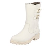 Remonte Leather Women's Mid Height Boots| D0W76 Mid-height Boots White