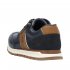 Rieker Men's shoes | Style B0501 Casual Lace-up with zip Blue