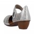 Rieker Women's shoes | Style 43753 Dress Open Shank Silver\/Platinum