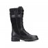 Remonte Leather Women's' Tall Boots| D0B76-24 Tall BootsFiber Grip Black