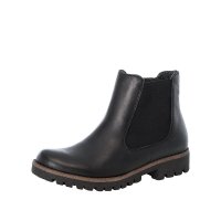 Rieker Leather Women's short boots| 78570 Ankle Boots Black