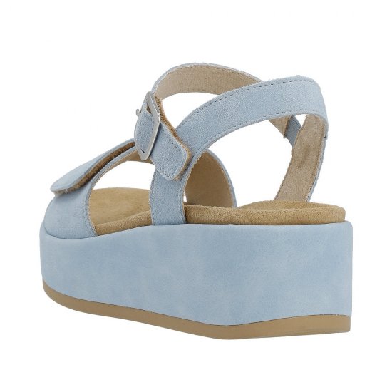 Remonte Women's sandals | Style D1N50 Dress Sandal Blue - Click Image to Close