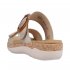 Remonte Women's sandals | Style R6858 Casual Mule Beige Combination