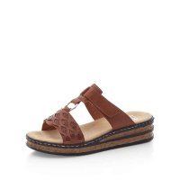 Rieker Women's sandals | Style 629K9 Casual Mule Brown