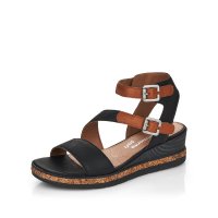 Remonte Women's sandals | Style D3052 Casual Sandal Black Combination