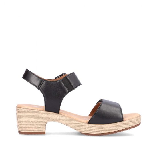 Remonte Women's sandals | Style D0N52 Dress Sandal Black - Click Image to Close