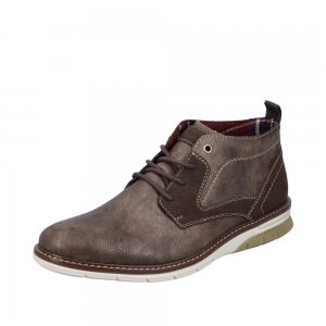 Rieker Synthetic Material Men's Boots| 14441 Ankle Boots Brown