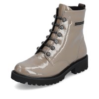 Remonte patent leather Women's short boots| D8670 Ankle Boots Brown