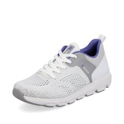 Rieker EVOLUTION Women's shoes | Style 40410 Athletic Lace-up White Combination