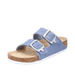 Rieker Women's sandals | Style 69384 Casual Mule Blue