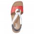 Rieker Women's sandals | Style 62662 Dress Sandal Red Combination