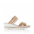 Rieker Women's sandals | Style 67490 Casual Mule Beige