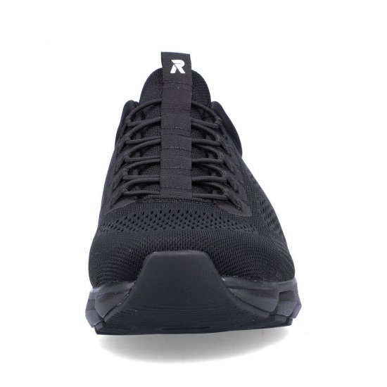 Rieker EVOLUTION Textile Men'S Shoes | 07805 Athleisure Shoes Black Combination - Click Image to Close