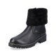 Remonte Leather Women's mid height boots| D0B71 Mid-height BootsFiber Grip Black